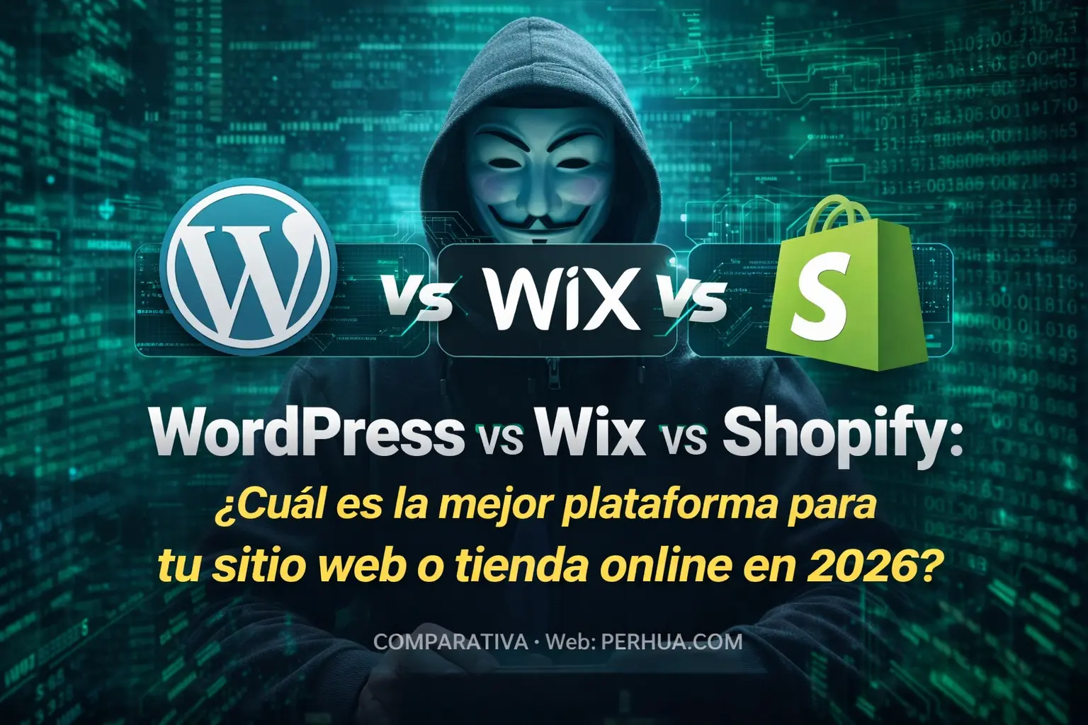 La mejor plataforma web o tienda online en 2026: WordPress vs Wix vs Shopify