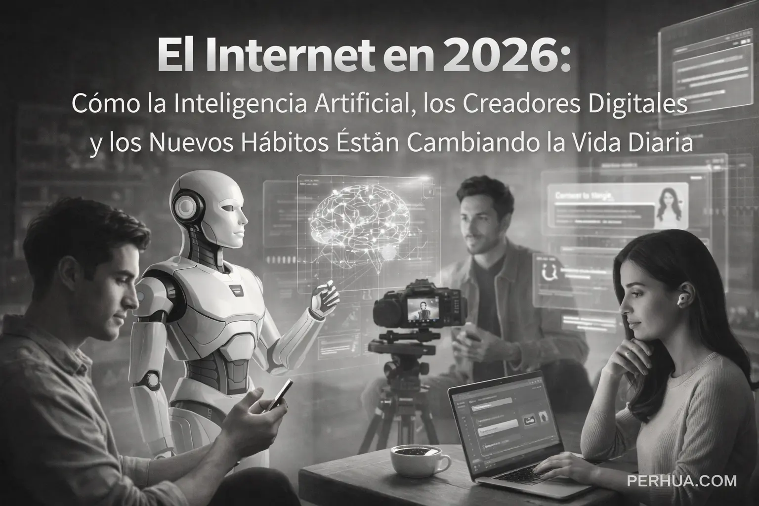 El Internet en 2026: Cómo la IA, los creadores digitales y los nuevos hábitos están cambiando la vida diaria